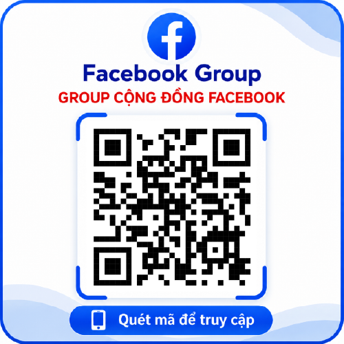 Mã QR Nhóm Facebook – Nhóm học tập Facebook THS4.0
