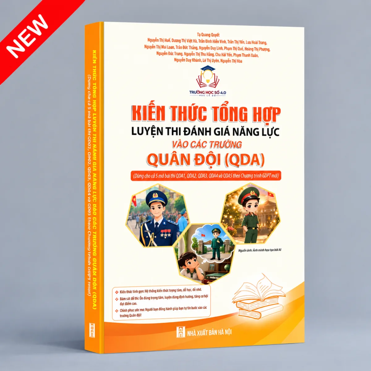 Kiến thức tổng hợp luyện thi Đánh giá năng lực vào các trường Quân đội (QDA)